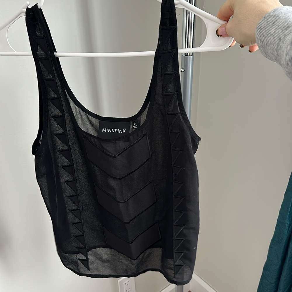Mink pink tank top